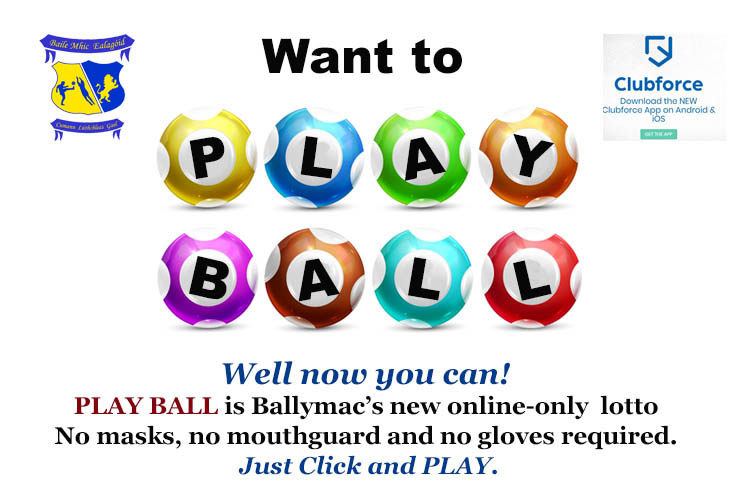 Play Ball: Ballymac GAA On Line Lotto